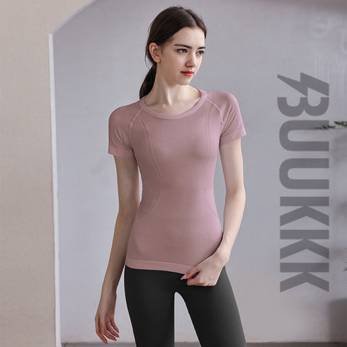 Women's Naked Feeling Sport Skinny Breathable Yoga T-Shirt