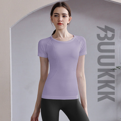 Women's Naked Feeling Sport Skinny Breathable Yoga T-Shirt