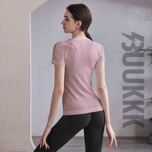 Women's Naked Feeling Sport Skinny Breathable Yoga T-Shirt