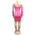 Women's Off Shoulder Nightclub Sexy Bodycon Dress