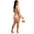 Women's One-shoulder Hollow Out Nightclub Bodycon Dresses