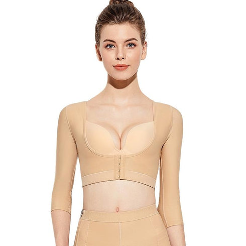 Women's Open Bust Compression Arm Liposuction Shapewear