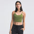 Women's Outdoor Athletic Yoga Crop Spaghetti Strap Tank