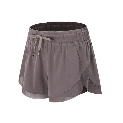 Women's Outdoor Loose Fake Two Piece Athletic Shorts