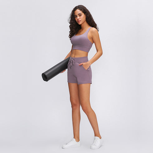 Women's Outdoor Loose Fit Exercise Running Yoga Shorts