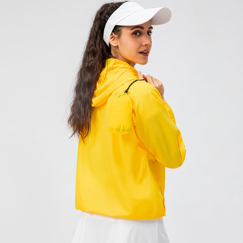 Women's Outdoor Windproof Waterproof Cycling Hooded Coat