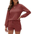 Women's Pajamas Tops Shorts Lounge Two Piece Outfits