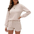 Women's Pajamas Tops Shorts Lounge Two Piece Outfits