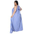 Women's Plus Size Casual Style Print Loose Maxi Dresses