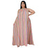 Women's Plus Size Casual Style Print Loose Maxi Dresses