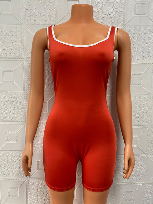 Women's Plus Size Short Recreational Sports Jumpsuit Rompers
