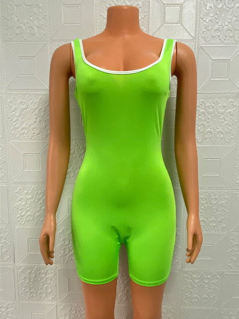 Women's Plus Size Short Recreational Sports Jumpsuit Rompers