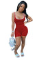 Women's Plus Size Short Recreational Sports Jumpsuit Rompers