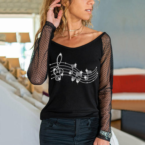 Women's Plus Size Hot Drill Pattern Long Sleeve Sweatshirt