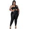 Women's Plus Size Lift the Hips Skinny Two Piece Outfits