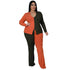 Women's Plus Size Patchwork Long Sleeve Pants Two Piece Outfits