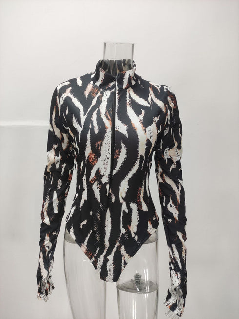 Women's Plus Size Print Short Jumpsuit Rompers