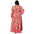 Women's Plus Size Print V Neck Maxi Dresses