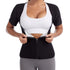 Women's Plus Size Sauna Short Sleeve Shirt Shapewear