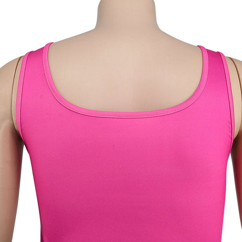 Women's Plus Size Stylish Stripes Print Sleeveless Dresses