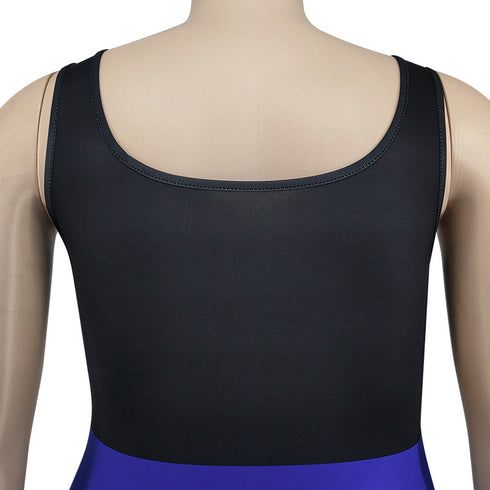 Women's Plus Size Stylish Stripes Print Sleeveless Dresses