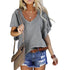 Women's Plus Size T-Shirt Casual Short Sleeve Tops