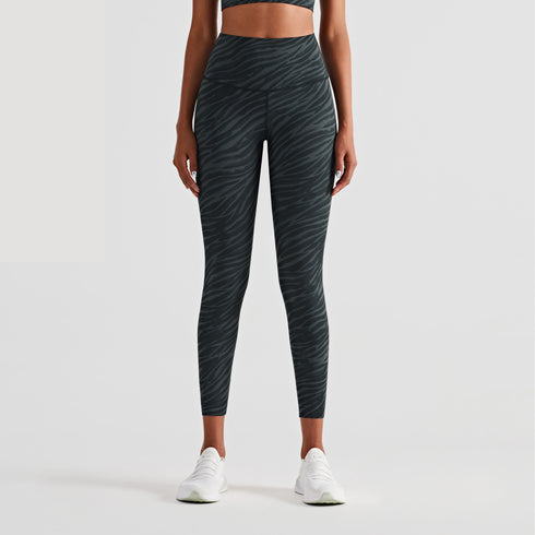 Women's Printing Tie-dye High Waist Running Skinny Pants