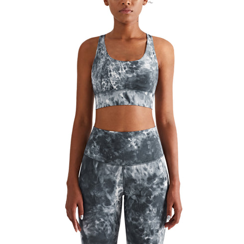 Women's Printing Tie-dye Running Yoga Adjustable Straps Bra