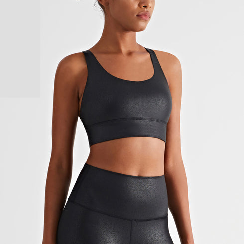 Women's Printing Tie-dye Running Yoga Adjustable Straps Bra