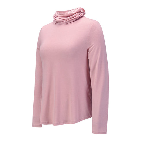 Women's Pullover Slim Long Sleeve Top Turtleneck Tunics