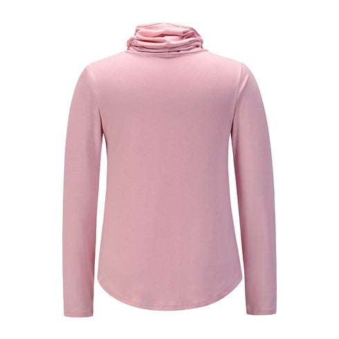 Women's Pullover Slim Long Sleeve Top Turtleneck Tunics