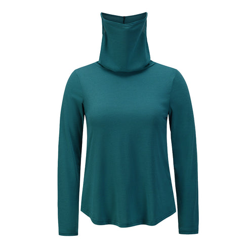 Women's Pullover Slim Long Sleeve Top Turtleneck Tunics