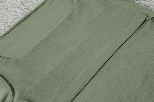 Women's Pure Color Long Sleeve Classical Sweatshirt