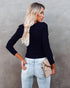 Women's Pure Color Tops Long Sleeve Pullover Sweater