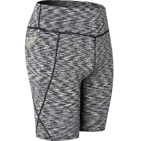 Women's Quick-Dry Running Athletic Stretchy High Waisted Shorts