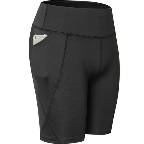 Women's Quick-Dry Running Athletic Stretchy High Waisted Shorts