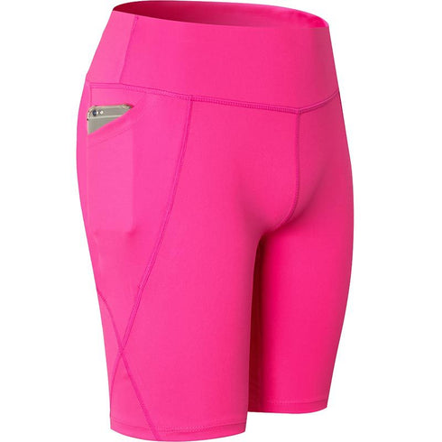 Women's Quick-Dry Running Athletic Stretchy High Waisted Shorts