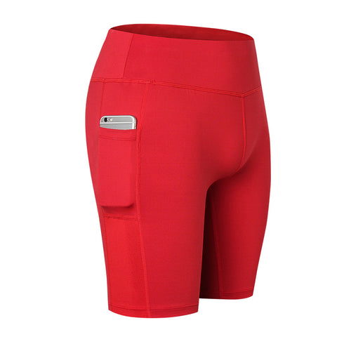 Women's Quick-Dry Running Stretchy Shorts with Pocket