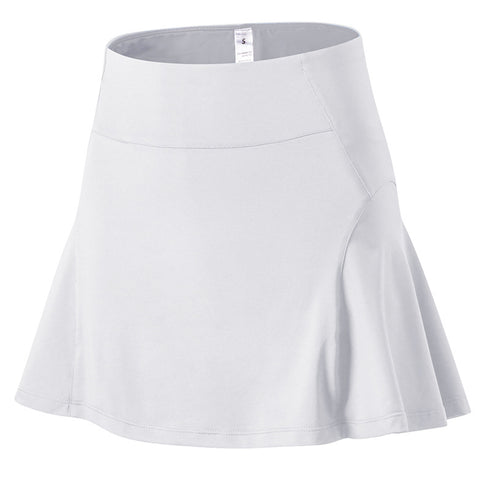 Women's Quick Dry Hi-Waist Tennis Skirts Running Skirt