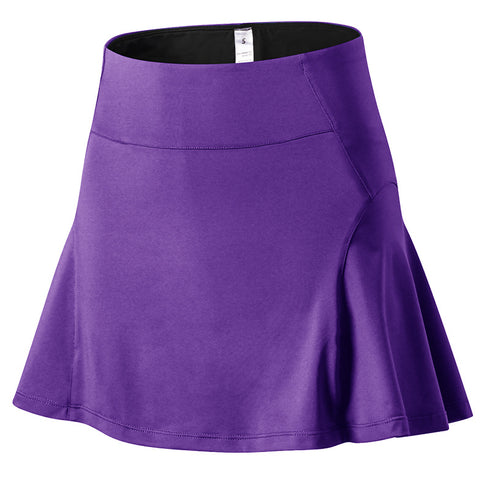 Women's Quick Dry Hi-Waist Tennis Skirts Running Skirt