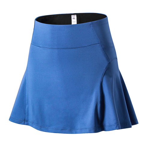 Women's Quick Dry Hi-Waist Tennis Skirts Running Skirt