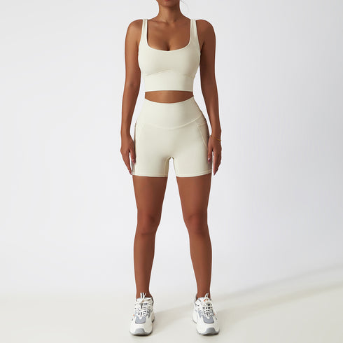 Women's Quick Dry Running Sports Yoga Suits Activewear Sets