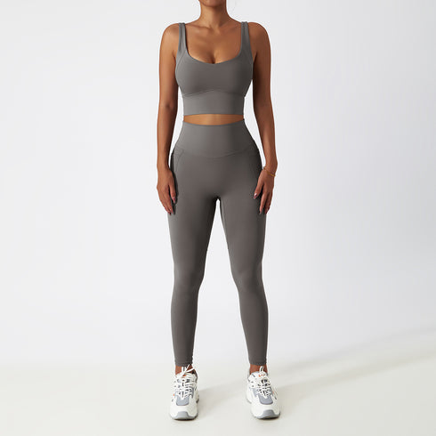 Women's Quick Dry Running Sports Yoga Suits Activewear Sets