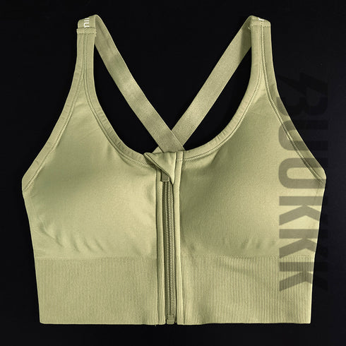 Women's Removable Cups High Impact Support Fitness Bra Tank