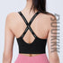 Women's Removable Cups High Impact Support Fitness Bra Tank