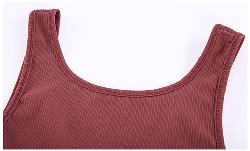 Women's Reversible Tank Sports Yoga Crop Tanks Top
