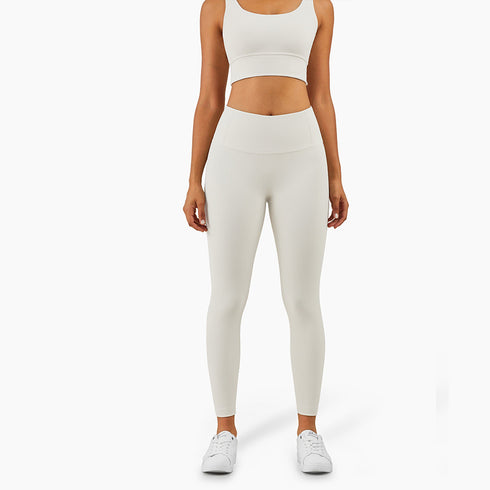 Women's Ribbed Sport High Waist Tummy Control Skinny Pants