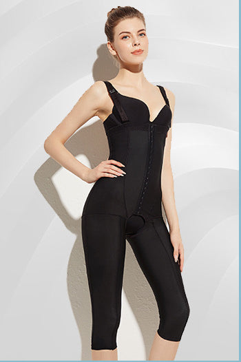 Women's Rows Clasp Compression Postpartum Shapewear with Straps