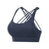 Women's Rows Clasp Workout Sports Bra with Bra Pads