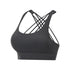 Women's Rows Clasp Workout Sports Bra with Bra Pads